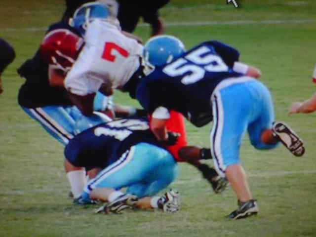 primaro partido de futball Americano la escuela