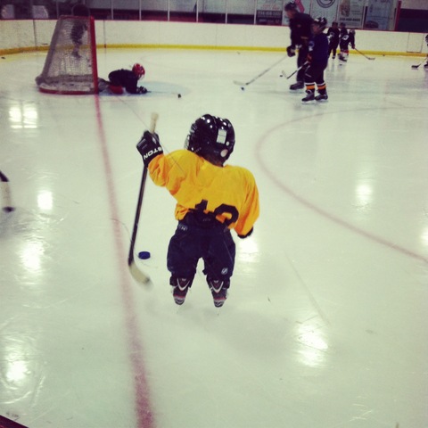 Bryce starts his first Hockey Program