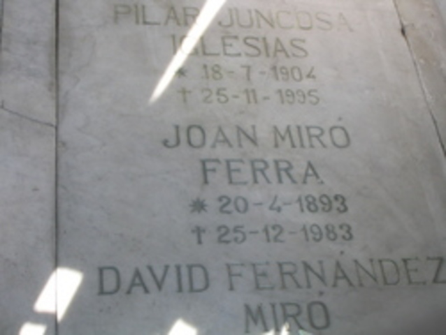 Miró murió