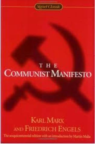 Marx and Engels Publish "The Communist Manifesto"