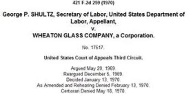 Schultz v. Wheaton Glass Co
