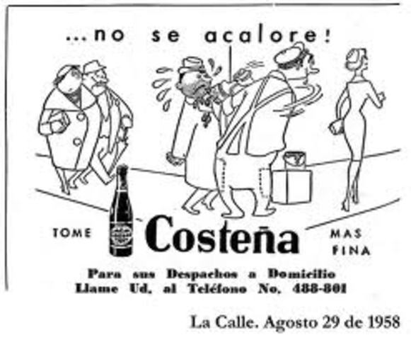 Anuncio Cerveza Costeña