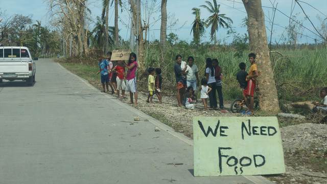 Thypoon in Philipines.