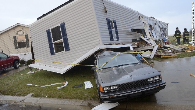 Tornadoes rip through Midwest, killing 6 and devastating neighborhoods