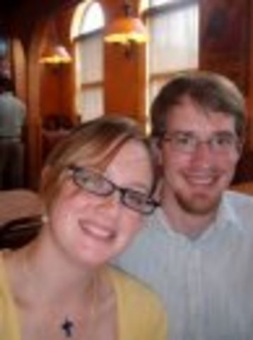 He comes down for my birthday.