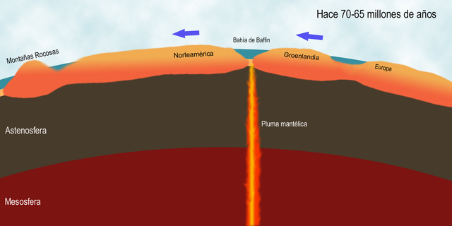 Las plumas del manto.