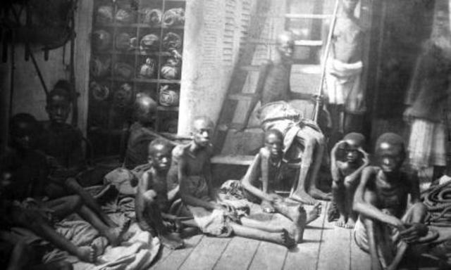 Spanish settlers bring Africans slaves to the New World.