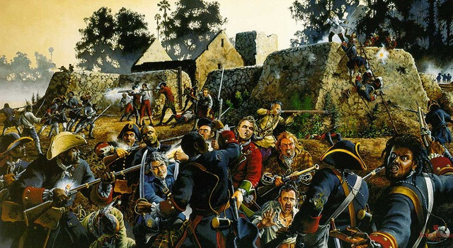 English invaders capture Fort Mose