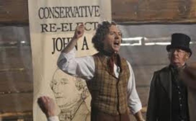 John A. Macdonald Becomes Premier