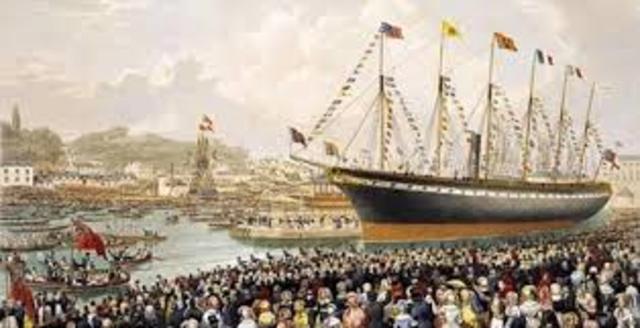 First commercial steamship