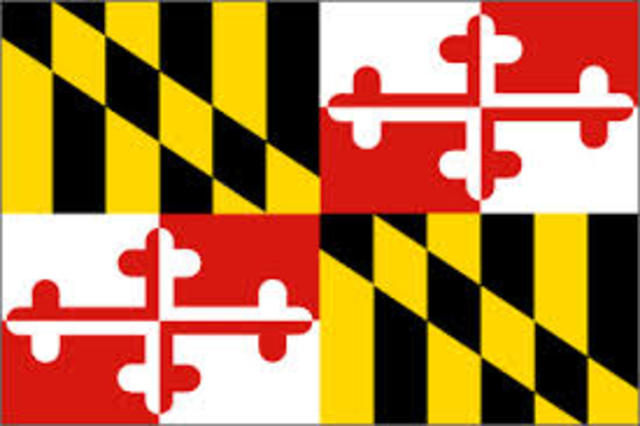Maryland becomes a colony