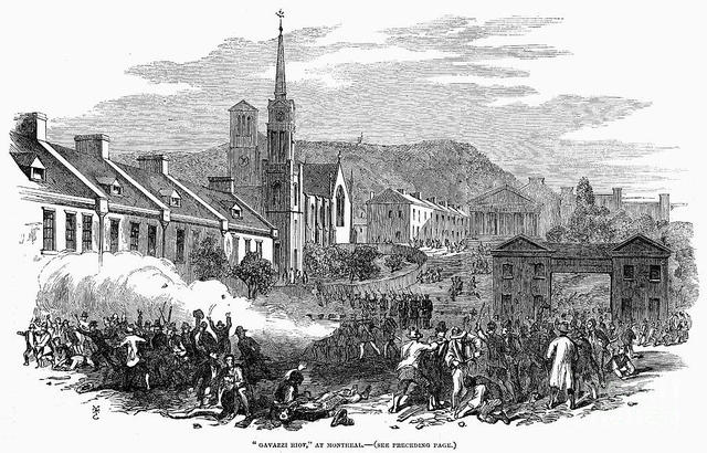 Gavazzi Riot in Quebec are quelled by military.