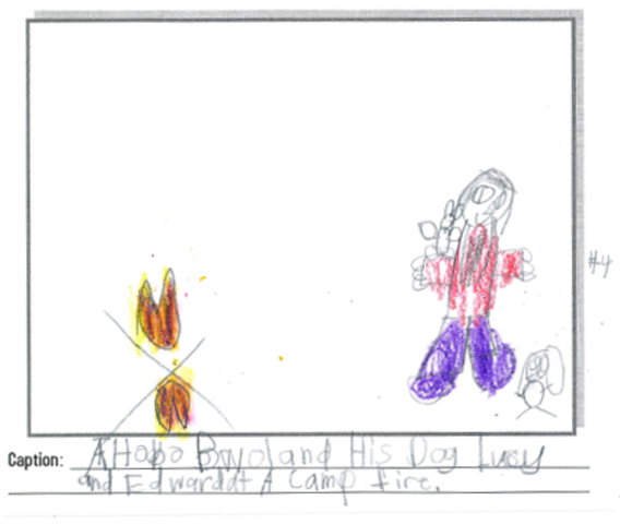 Lusy the dog found Edward