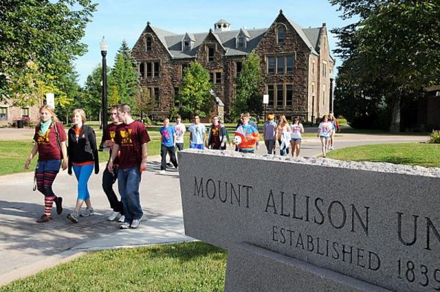 Mount Allison University in Sackville, New Brunswick.
