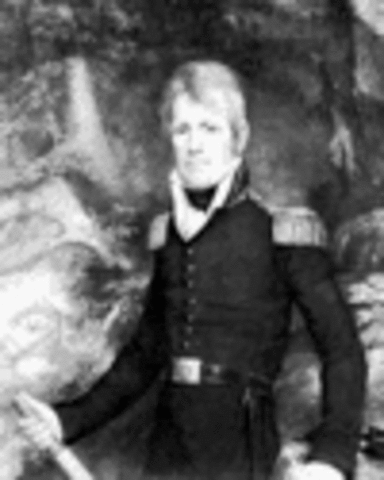 Re-elected president in 1832