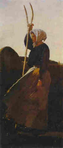 Winslow Homer's "Girl With Pitchfork"