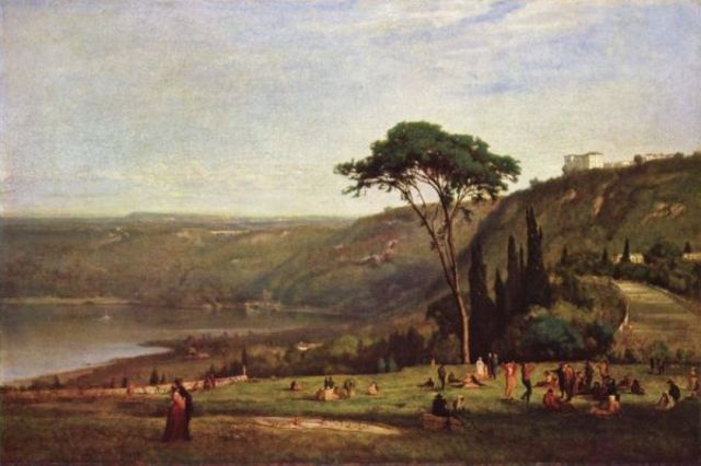 George Inness' "Lake Albano"