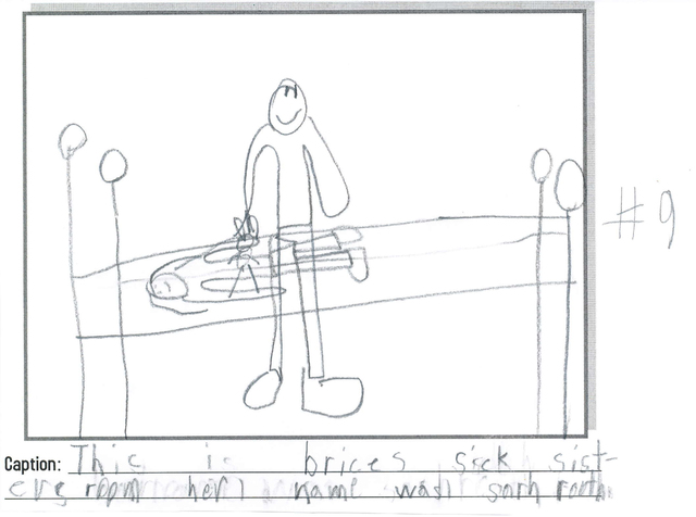 Brice took clide to his sick sister