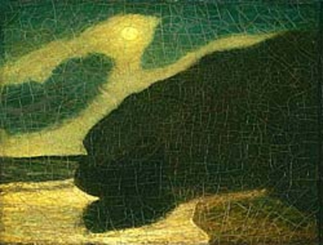 Albert Pinkham Ryder's "Moonlit Cove"