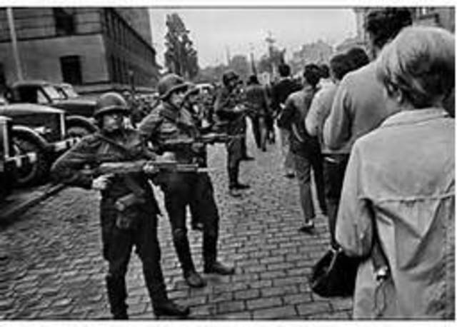 Uprisisng in Hungary and Czechoslovakia: Czechoslovakia