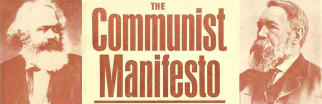 Marx and Engels publish The Communist Manifesto