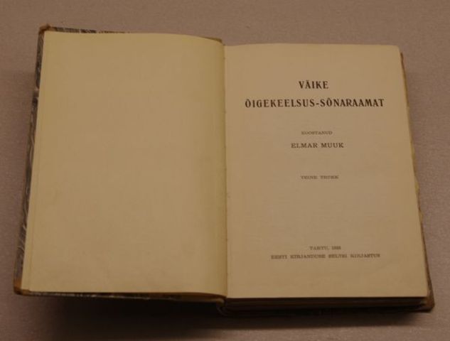 Elmar Muugi ´´Väike õigekeelsus-sõnaraamat´´