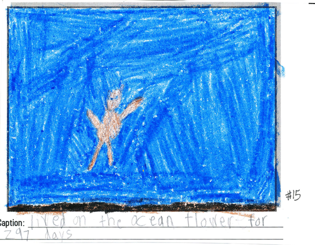 Edwaard lived on the ocean floer for 297 days