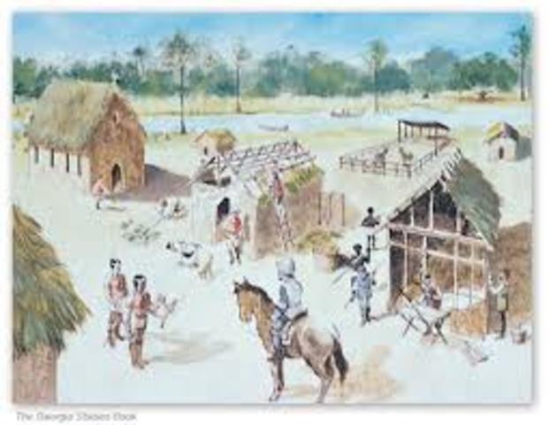 First European Settlement in geographic United States