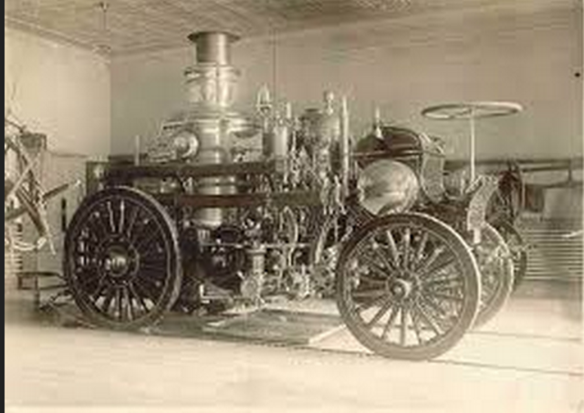 James Watt builds the first steam engine