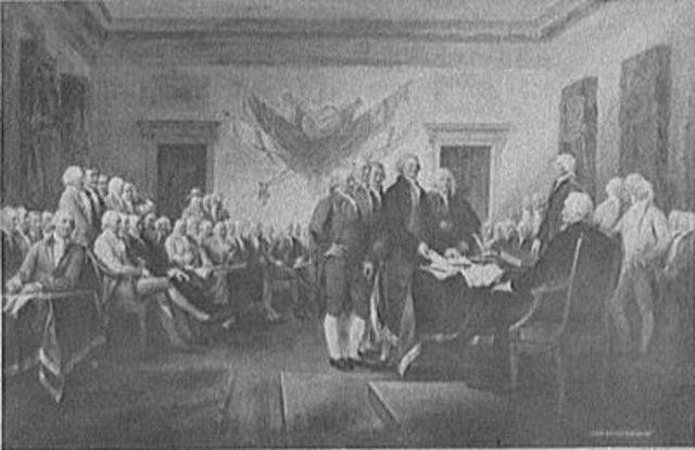 Signing of the Declaration of Independence