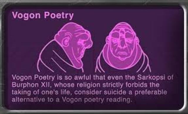 Vogon Poetry