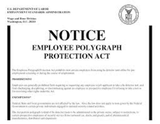 Employment Employee Polygraph Protection Act