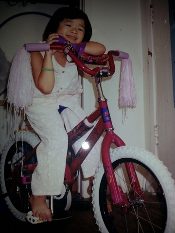 Ma mère a acheté moi une bicyclette pour mon 5 anniversaire