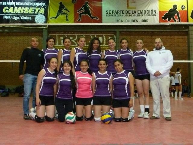 Club Amigos Abierto Bogotano voleibol  2012, Segundo Semestre.