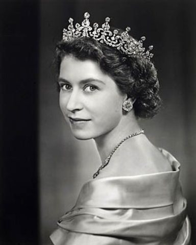 Princess Elizabeth Takes the Crown of the United Kingdom
