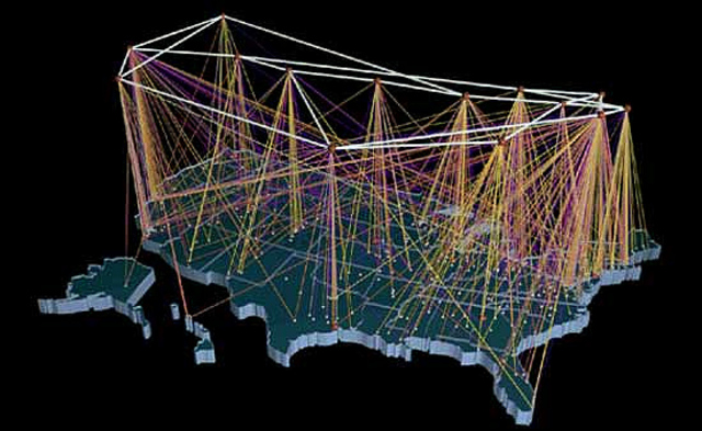 Approximately 45 million people are using the Internet, with roughly 30 million of those in North America (United States and Canada), 9 million in Europe, and 6 million in Asia/Pacific (Australia, Japan, etc.). 43.2 million (44%) U.S. households own a per