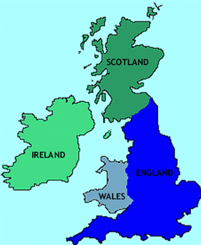 Great Britain started to industrialize.