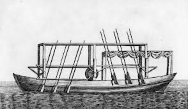 First mobile steam boat