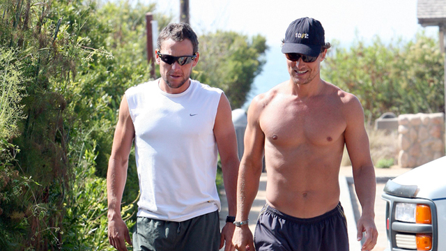 Lance's visits fire station