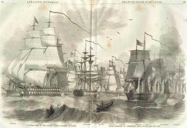 Commodore Perry opens Japan to the US