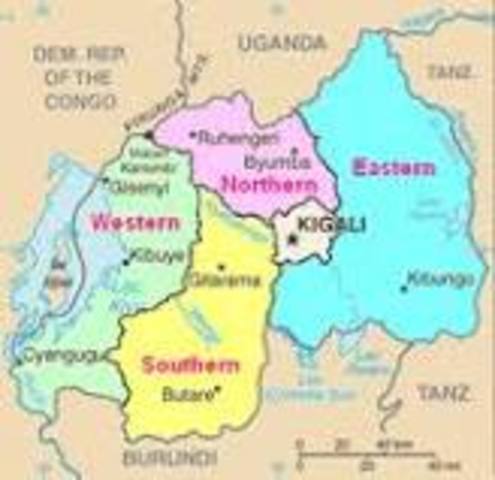 Belguim gains control of Rwanda