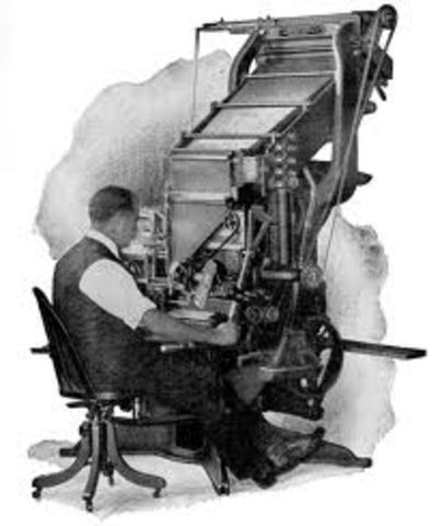 LINOTYPE 1886