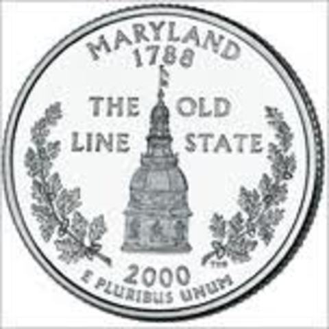 Maryland is founded by Cecil Calvert