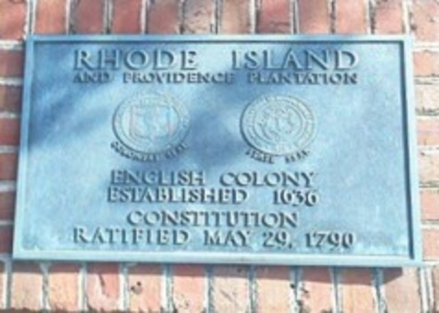 Constitution is ratified by Rhode Island