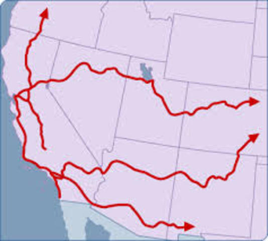 California First  Westward Train