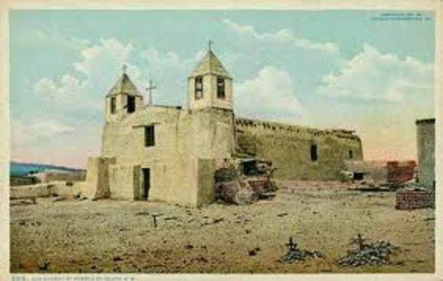 Spanish built the first mission