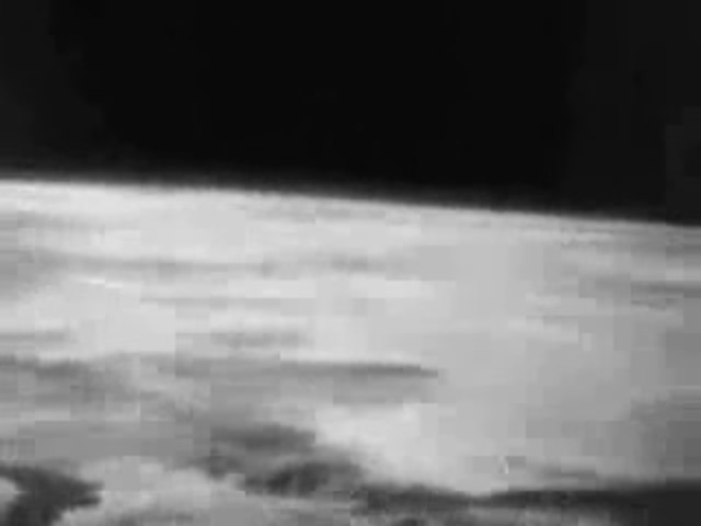 First Pictures of Earth from Space are Taken