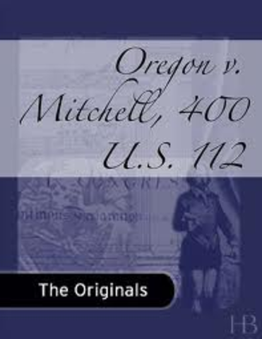 Oregon v Mitchell