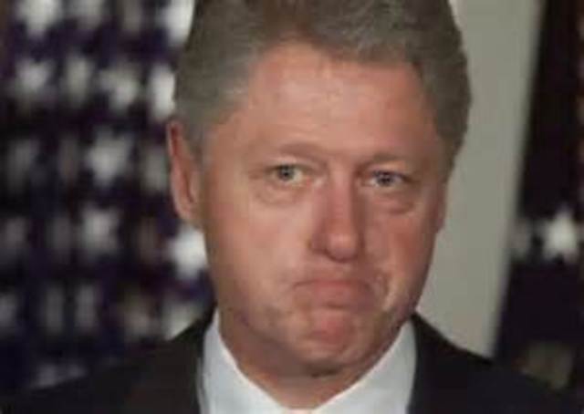 Bill Clinton leaves office