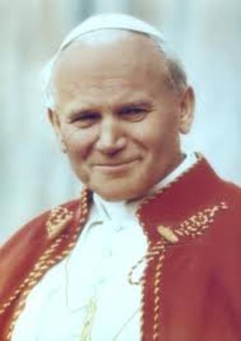 Il pontefice Karol Wojtyla
